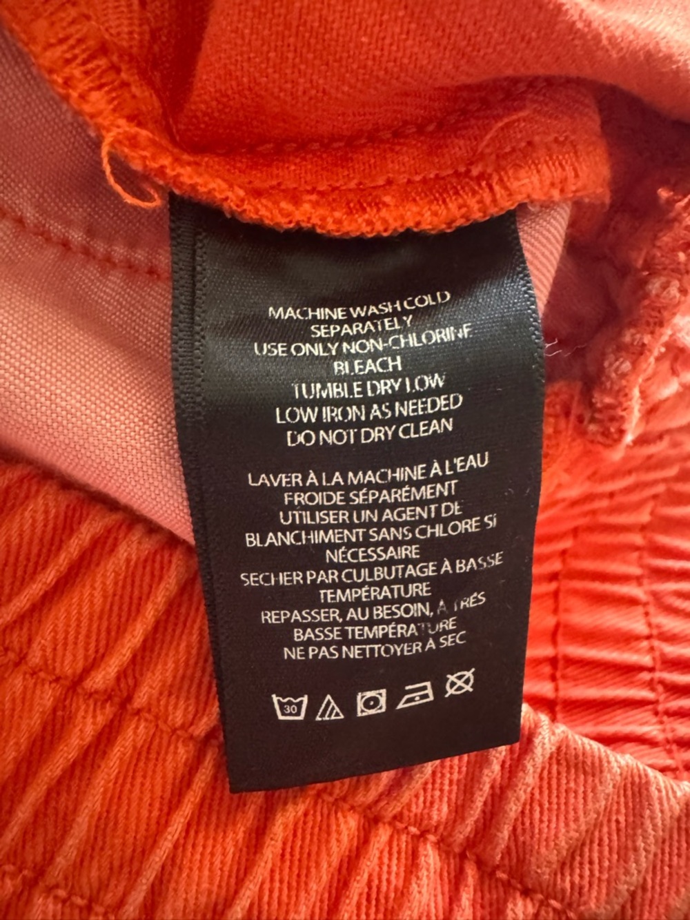 Urban Outfitters BDG orange 100% cotton shorts Women's Small - Picture 6 of 6